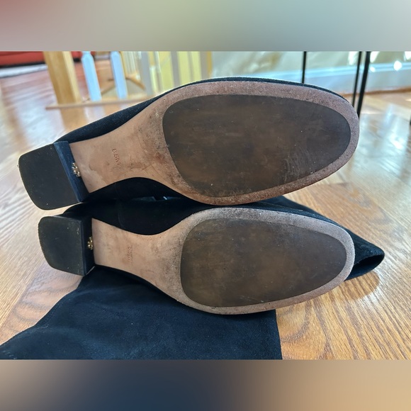 Tory Burch Over-The-Knee Stretch Suede Boots - Picture 16 of 16